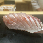 鮨 はしもと - 2015/9_にぎり⑤かすご（血鯛）