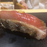 鮨 はしもと - 2015/9_にぎり④鰹の藁焼き