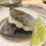 鮨 はしもと - 2015/9_つまみ⑥えぼ鯛の塩焼き