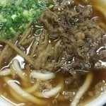 かめやうどん店 - お肉、甘いな