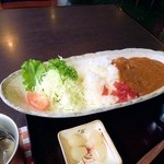 らー麺藤原家 - カレーライス７００円。