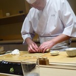 すし匠 - にこやかにやって頂いております・・(^_^;)