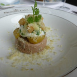 モナリザ - 香り高いセップ茸のスープ。フランス産栗のムースと丹波栗のハーモニー