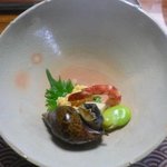 華匠 - ばい貝　海老　鯛の子　えんどう豆