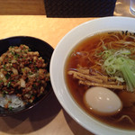 仙臺 自家製麺 こいけ屋 - 背脂挽肉丼（生姜味）