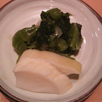 新宿割烹 中嶋 - 漬物