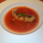 スズキと野菜のトマトのスープ