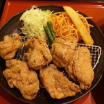 ふじやからあげ - 唐揚げ（チーズ・大・アップ）