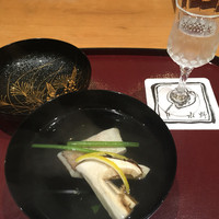 水野 - 大きな松茸と鱧のお椀