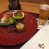 水野 - ミョウバンを使って無い生うになどなどの前菜