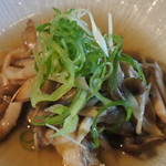 私房菜 きた川 - 鰆とキノコのアッサリ煮