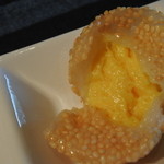 私房菜 きた川 - カスタード入りゴマ団子