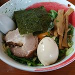 ラーメン２１番 - 台湾まぜそば（全部のせ）