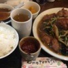 レバニラ定食 kei楽