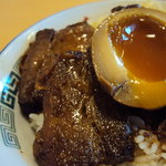 麺や 雅  - ミニ豚丼IN味玉