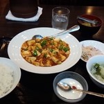 萬福菜館 - 麻婆豆腐定食 720円