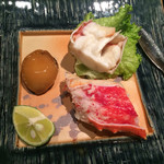 旬菜旬魚 宴 - タラバとアワビ