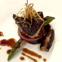 TEPPAN GRILL Grillia - 料理：イチヂク添え♪