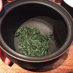 HAKUGENDO CHAYA - 煎茶、お湯を注ぐ前にパチリ