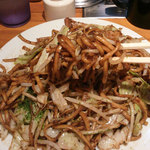 ふきや - 焼きそば麺は太麺です。
