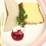 別邸 きときと - デザート シフォンケーキ