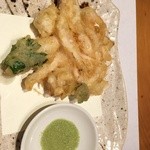 別邸 きときと - 白エビのかき揚げ