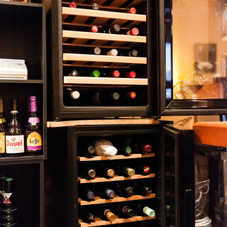 We have 250 types of bottled wine available!