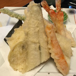 八郎鮨 - 天ぷらランチの天ぷら