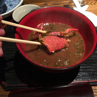 はまじま - 伊勢海老刺身からの伊勢海老味噌汁