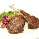 Grilled lamb with herbs
