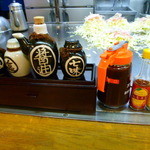 お好み焼 みっちゃん総本店 - 国産レモン第１位の広島レモンを使った、レモン版タバスコの「レモスコ」も有ります♪
      