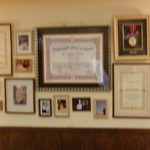 ラ クッチーナ ビバーチェ - 中川シェフがイタリア在中にいただいたイタリア政府調理師教会の免状です