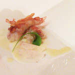 レストラン イゾラベラ - 蟹のエフィロッシュと伊勢海老