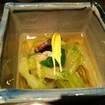 野口太郎 - 松茸とセロリのお浸し