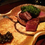 野口太郎 - なにわ黒牛フィレ　九条ネギソースと粒山椒