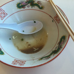 長崎楼 - 2015年10月初旬  なかなか良い出来の日だったようです。髄が残りました。