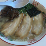 長崎楼 - 2015年10月初旬  ラーメン ¥600  チャーシュー  木耳  青葱  海苔