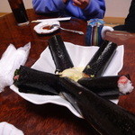 男寿司 - コースの最初は「巻き寿司」。