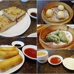 Luk Yu Restraurant & Teahouse - Carrot Cake３個SGD4.5/Spring Roll３本SGD3.8/Luk Yu Prawn Dampling３個SGD4.5/Mashroom&Spinach Dum3個SGD3.8