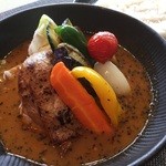 lavi lavi - ハニージンジャーチキンto野菜カレー