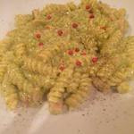 リチウム - ズッキーニソースのショートパスタ