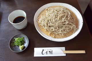 甘味 手打ち蕎麦 しも村 - ざるそば（800円）