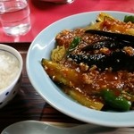 中国料理　東華園 - 麻婆茄子焼き麺