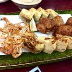 北海から来た男 - ざんぎ、卵焼き。エビのから揚げ