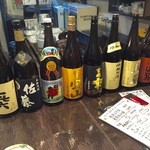 北海から来た男 - カウンターーの焼酎