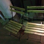 つけめん 玉 - 201510 玉 待椅子3脚