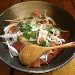 蓮 - トマトアボカド明太マヨネーズ
            