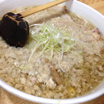 まつや食堂 - 大盛り中華そば（大油）