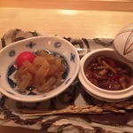 広尾はしづめ - クラゲ、なめこの発酵唐辛子漬け