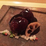 広尾はしづめ - 黒酢の酢豚